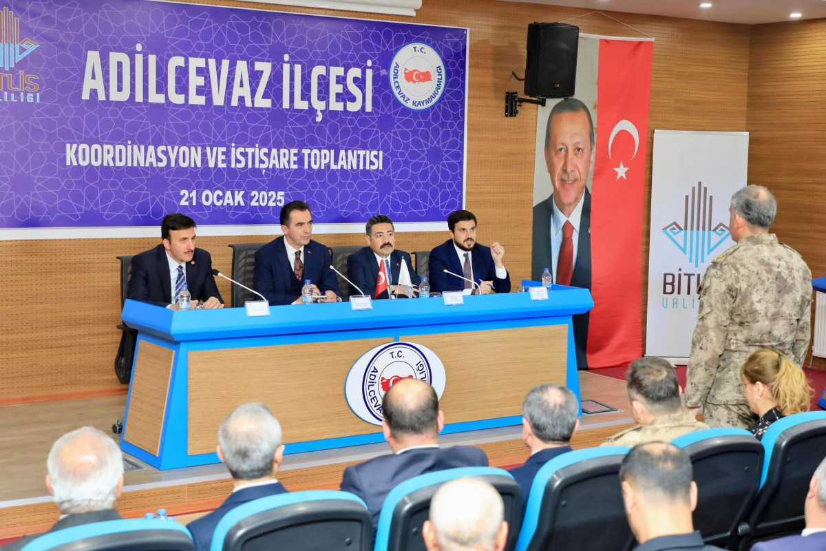 İlçe Koordinasyon ve İstişare Toplantıların İlki Adilcevaz’da Gerçekleştirildi.